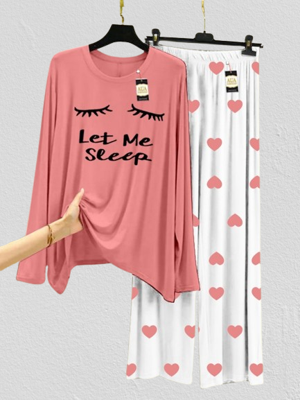 Black Flyinig Butterflies Mini Heart Printed Trouser (001)