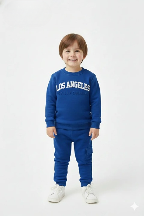 Royal Blue Fleece Suit – Cargo Pocket Edition | Winter 2025