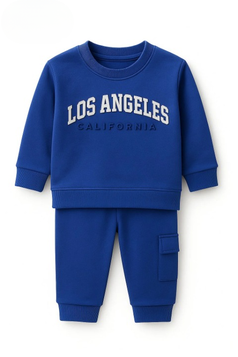 Royal Blue Fleece Suit – Cargo Pocket Edition | Winter 2025